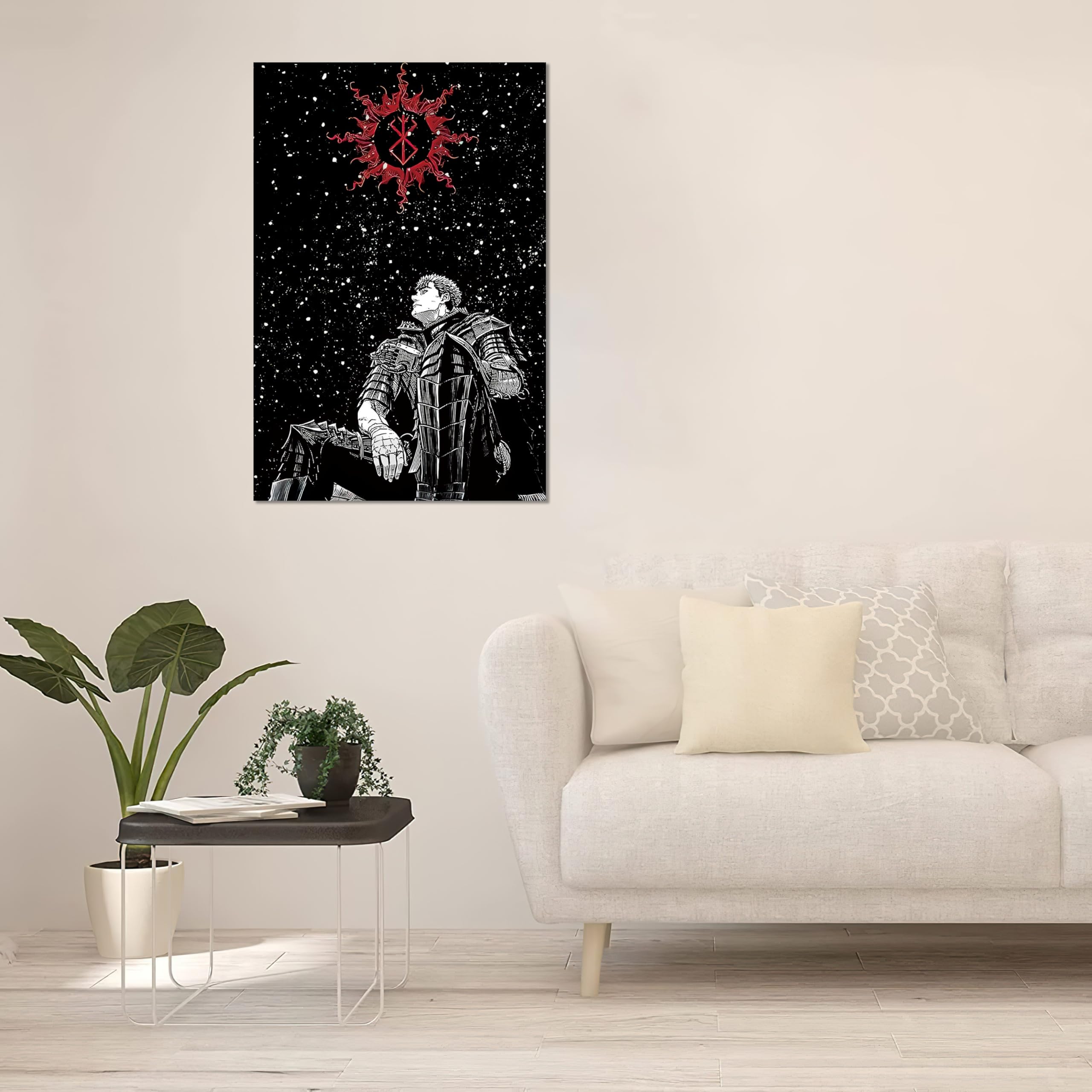 Amazon.co.jp: Thunwid アニメ ベルセルク ポスター ガッツ 星空